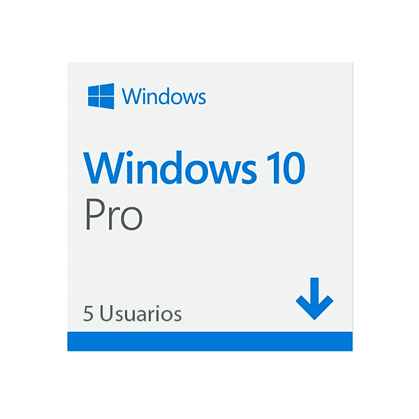 Microsoft Windows 10 Pro - Licencia Digital - 5 Usuarios