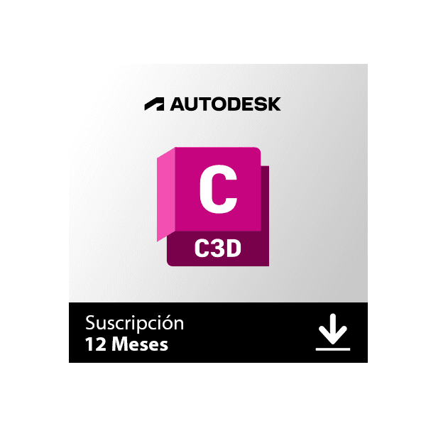 Autodesk Civil 3D 2026, 1 Año – Suscripción Digital EDU