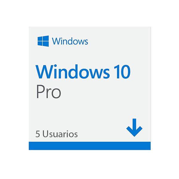 Microsoft Windows 10 Pro - Licencia Digital - 5 Usuarios
